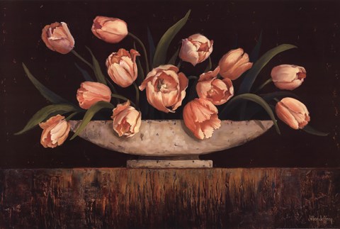 Framed Elegant Tulips Print