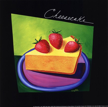 Framed Cheesecake - mini Print
