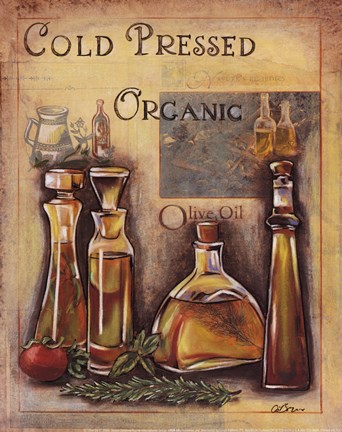 Framed Olive Oil II Print