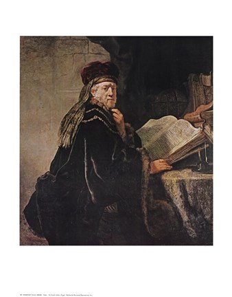 Rabbi by Rembrandt van Rijn