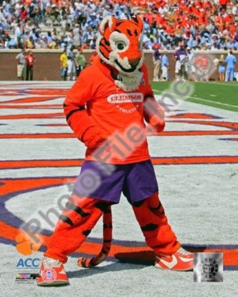 Framed Clemson University -  Tigers Mascot, 2006 Print