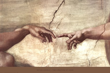 Creation of Adam (Hands detail)