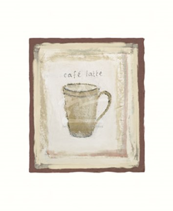 Framed Cafe latte Print