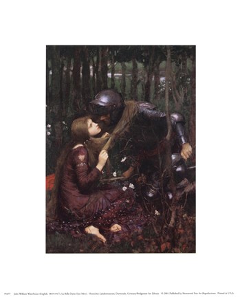 Framed La Belle Dame Sans Merci, c.1893 Print