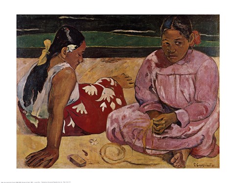 Framed Women of Tahiti Print