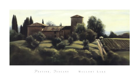 Framed Pastine, Tuscany Print