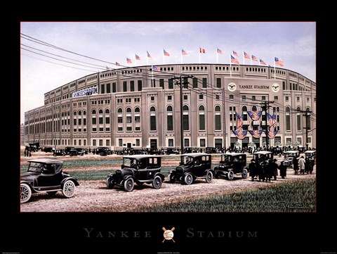 Framed Yankee Stadium Print