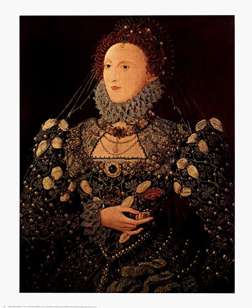 Framed Queen Elizabeth I Print