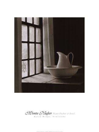 Framed Water Pitcher and Bowl Print