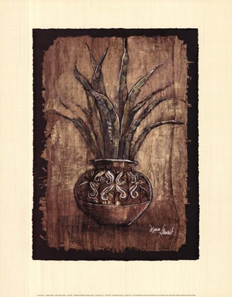 Framed Exotic Flora III Print