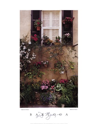 Framed Valbonne Window Print