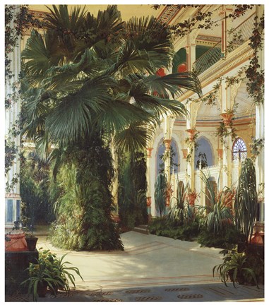 Framed Interior of a Palm House Print