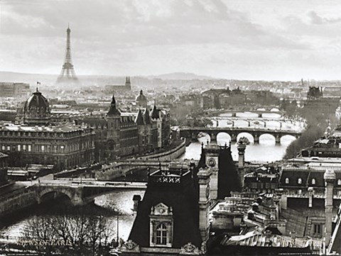 Framed River Seine Print