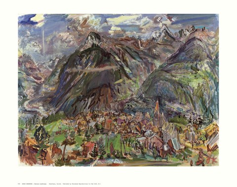 Framed Montana Landscape Print
