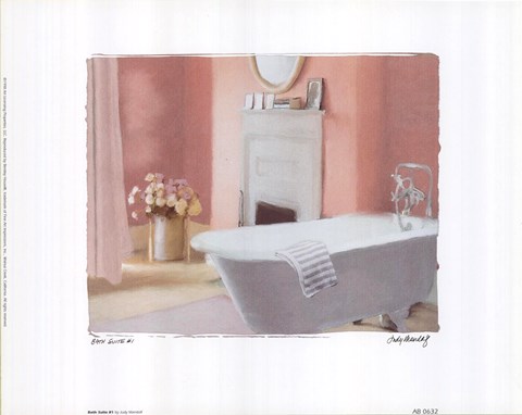 Framed Bath Suite #1 Print
