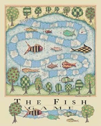 Framed Fish Game Print