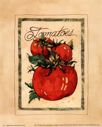 Framed Vintage Tomatoes Print