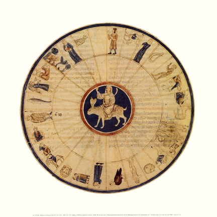 Framed Astrological Chart II Print