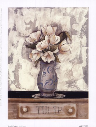 Framed Octavia&#39;s Tulips Print