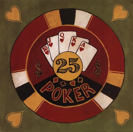 Framed Poker - $25 Print