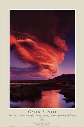 Framed Owens River, Eastern Sierra Print
