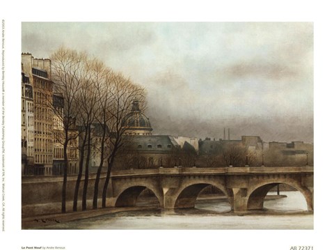 Framed Le Pont Neuf Print