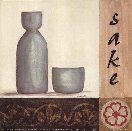 Framed Sake Print