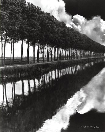 Framed Holland Canal, Sluis, Holland Print