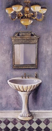 Framed Victorian Bath II Print