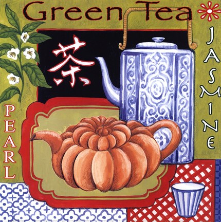 Framed Asian Tea Print