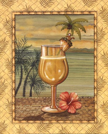 Framed Island Nectar IV Print