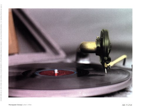 Framed Phonograph Closeup Print