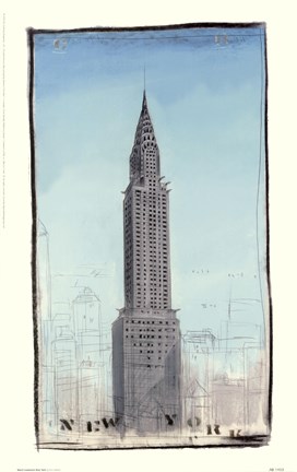 Framed World Landmark New York Print