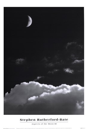Framed Aspects Of The Moon III Print