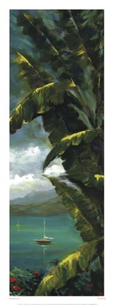 Framed Palm Cove II Print