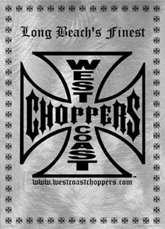 West Coast Choppers Logo Mural art print