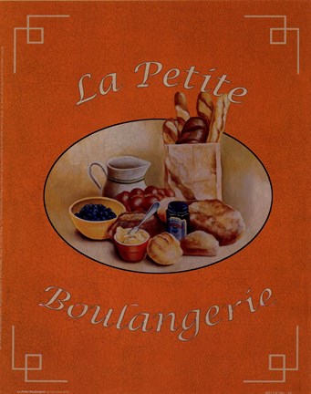 Framed La Petite Boulangerie Print