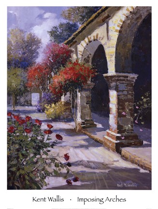 Framed Imposing Arches Print