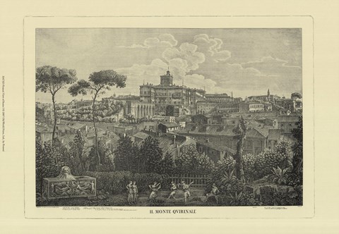 Framed Piranesi View Of Rome I Print