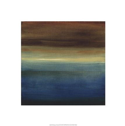 Framed Abstract Horizon III Print