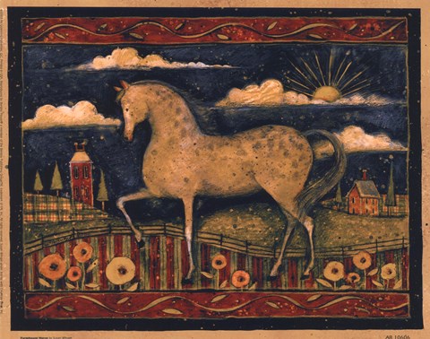 Framed Farmhouse Horse Print