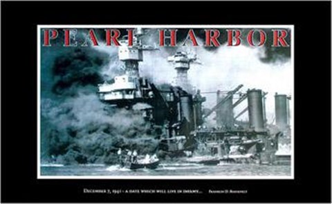 Framed Pearl Harbour - Infamy Print