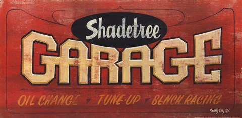 Framed Shadetree Garage Print
