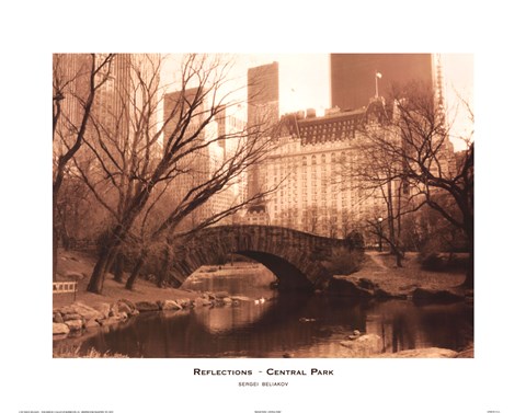 Framed Reflections - Central Park Print