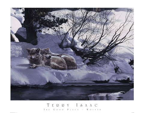 Framed Good Place-Wolves Print