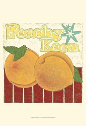 Framed Peachy Keen (Pp) Print