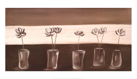 Framed Fleurs Dans Un Vase Print