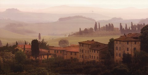 Framed Tuscan Mist Print