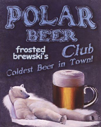 Framed Polar Beer Club Print