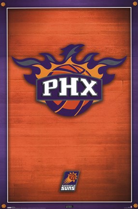 Framed Phoenix Suns - Logo Print
